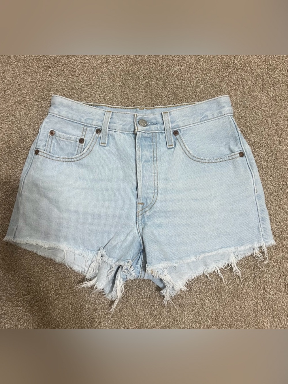 Levi's 501 Women's Denim Shorts Size 25